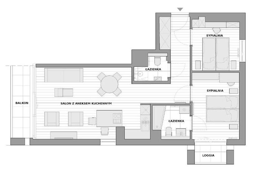 Апартаменты Deluxe 2 Спальни, Lapwing Residence Sopot