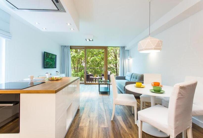 آپارتمان لوکس 2 خوابه, Lapwing Residence Sopot