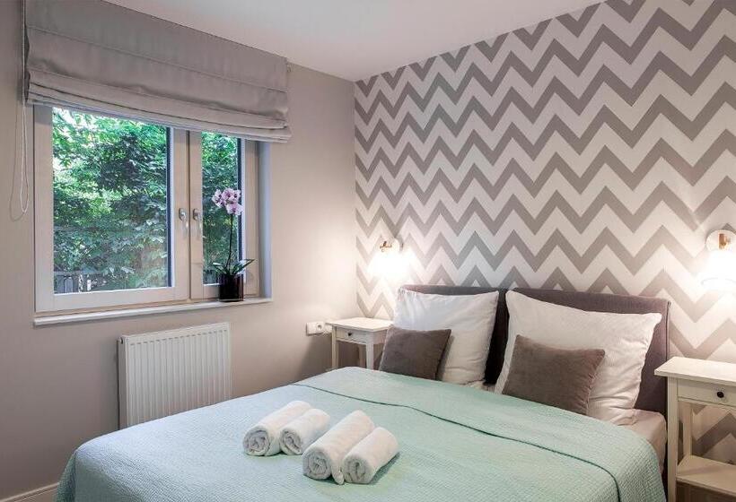 آپارتمان 1 خوابه همکف, Lapwing Residence Sopot