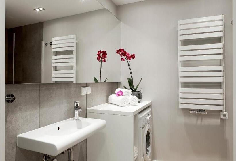 آپارتمان 1 خوابه همکف, Lapwing Residence Sopot