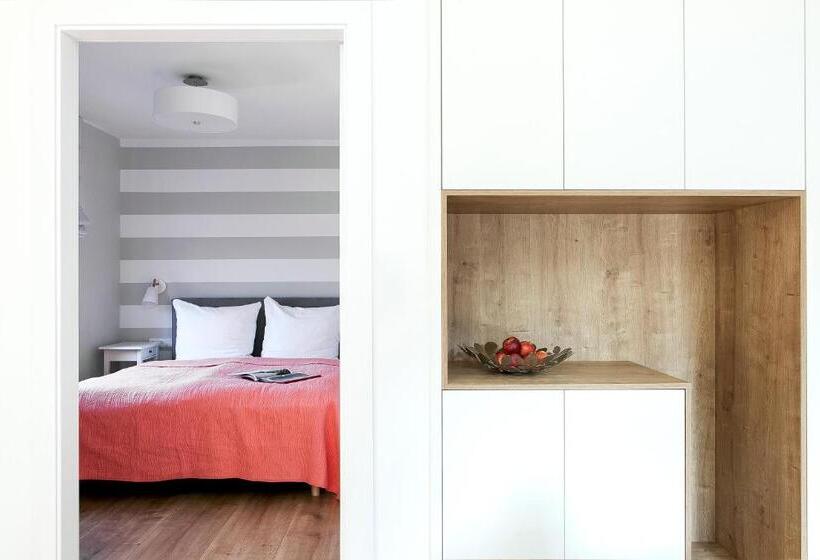Апартаменты 1 Спальня Нижний Этаж, Lapwing Residence Sopot