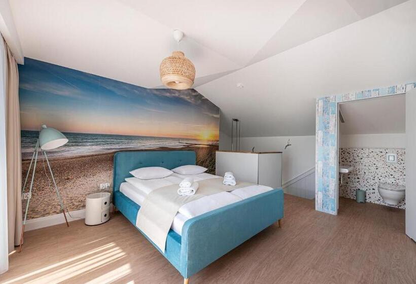 آپارتمان دوبلکس 1 خوابه, Lapwing Residence Sopot