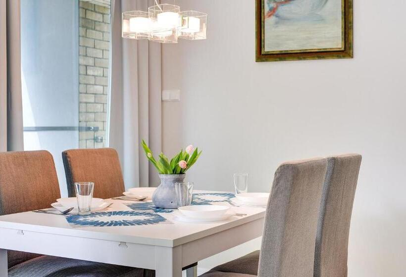 آپارتمان لوکس 2 خوابه, Lapwing Residence Sopot