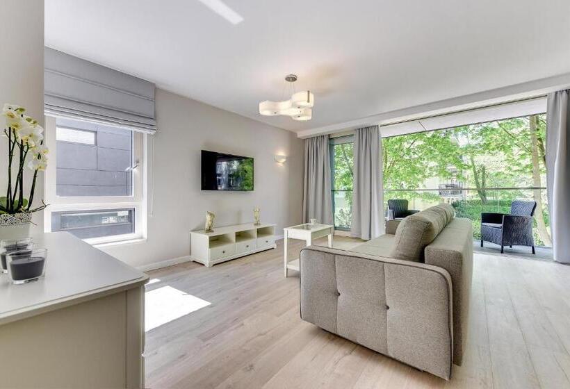 آپارتمان لوکس 2 خوابه, Lapwing Residence Sopot