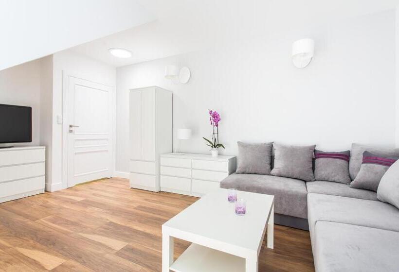 آپارتمان دوبلکس 1 خوابه, Lapwing Residence Sopot