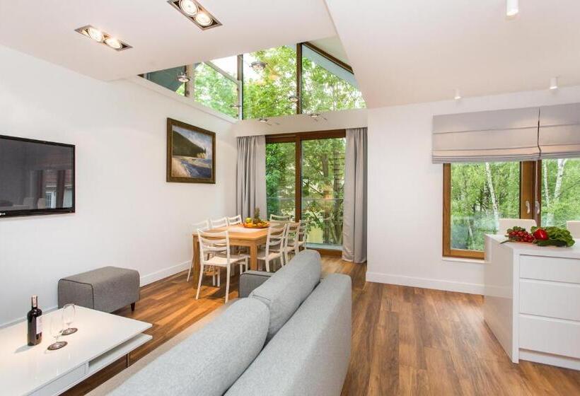 آپارتمان دوبلکس 1 خوابه, Lapwing Residence Sopot