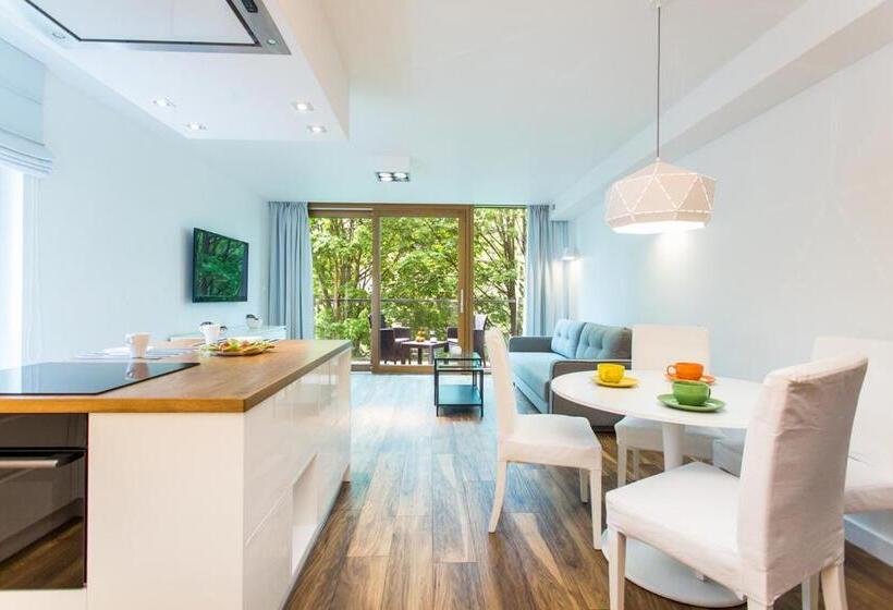 آپارتمان لوکس 2 خوابه, Lapwing Residence Sopot