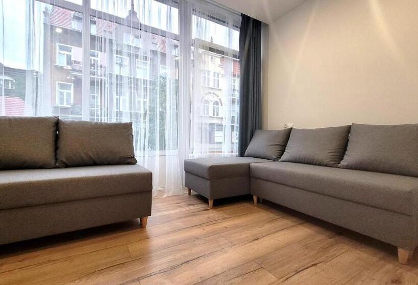 اتاق استاندارد چهار تخته, Pokoje Przy Plaży Sopot