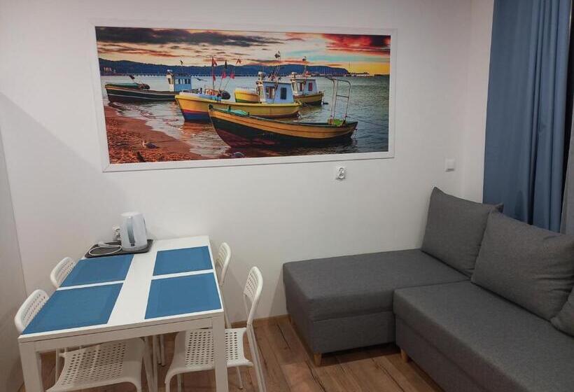 اتاق استاندارد چهار تخته, Pokoje Przy Plaży Sopot