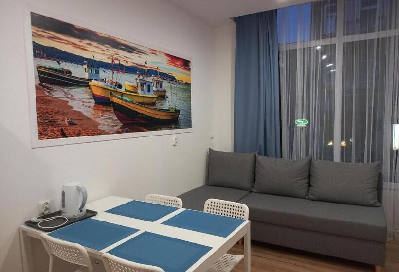 اتاق استاندارد چهار تخته, Pokoje Przy Plaży Sopot