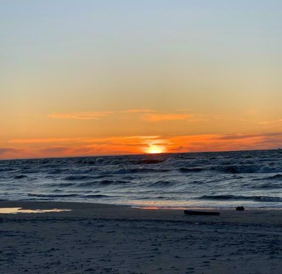 דירת חדר בקומת קרקע, Apartament Jantarowe Zacisze Green