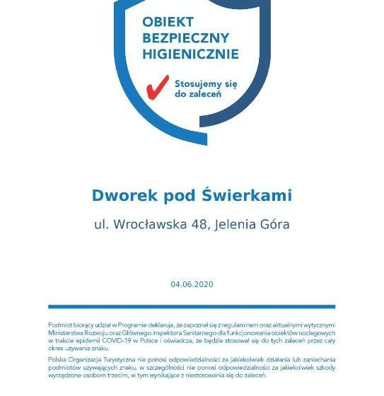 חדר סטנדרט, Dworek Pod świerkami