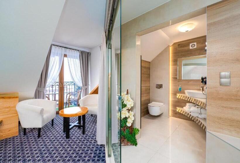 豪华房间带漩涡浴缸, Eco Villa Grand Karpatia Ski&spa