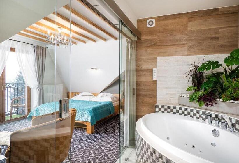 Номер Deluxe с Гидромассажем, Eco Villa Grand Karpatia Ski&spa