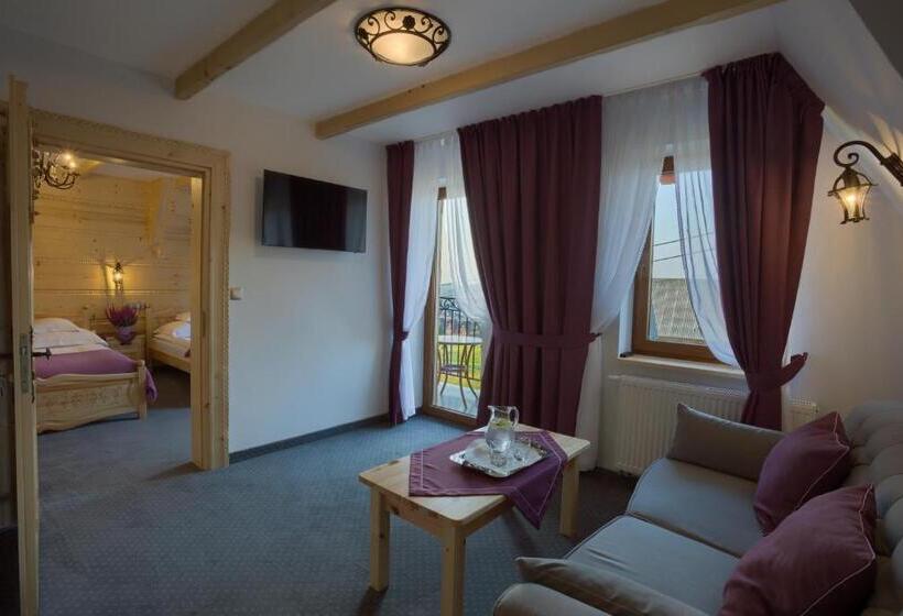 带阳台套房, Eco Villa Grand Karpatia Ski&spa