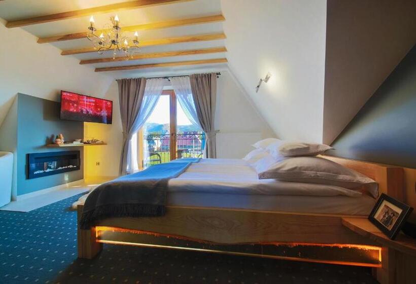 豪华房间带漩涡浴缸, Eco Villa Grand Karpatia Ski&spa