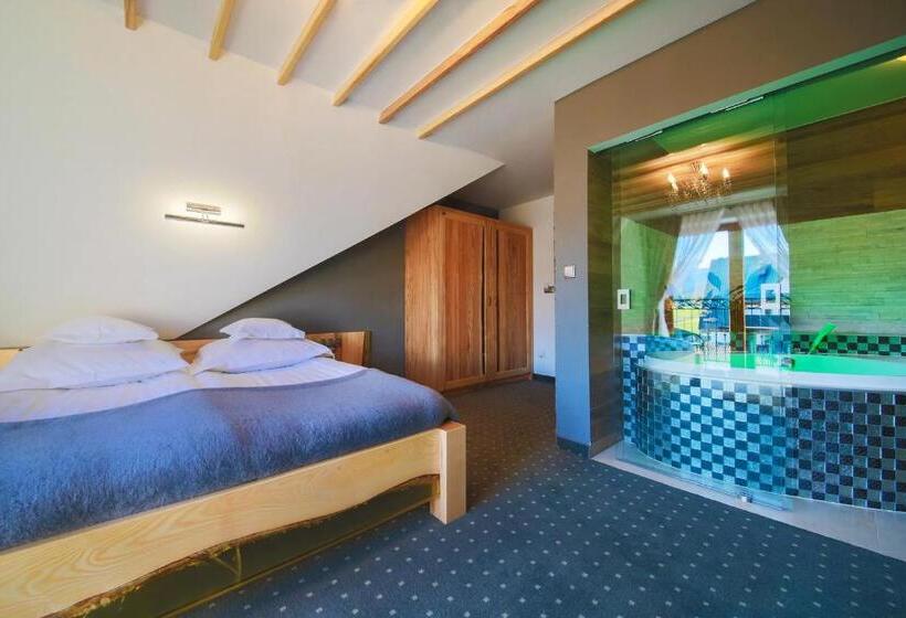 豪华房间带漩涡浴缸, Eco Villa Grand Karpatia Ski&spa