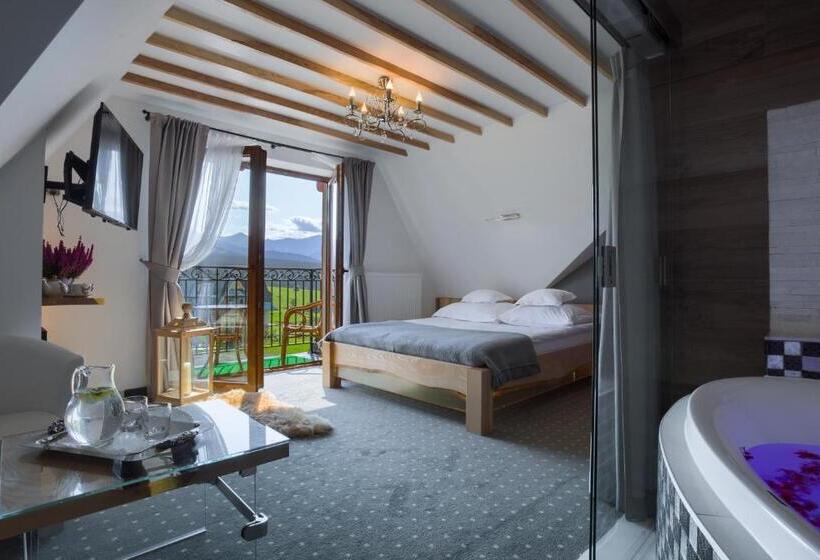 豪华房间带漩涡浴缸, Eco Villa Grand Karpatia Ski&spa