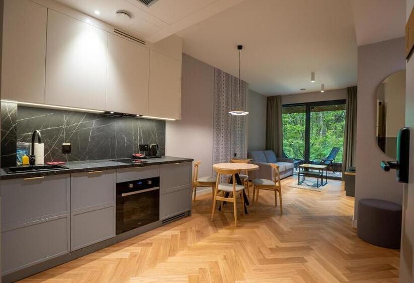 １ベッドルームのスーペリアアパートメント, Enklawa Białowieska Forest & Spa