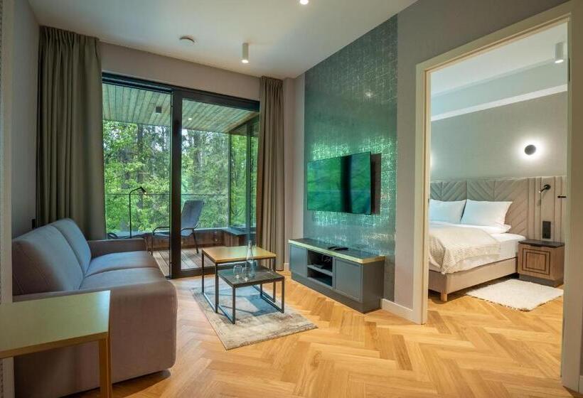 带1个卧室的高级公寓, Enklawa Białowieska Forest & Spa