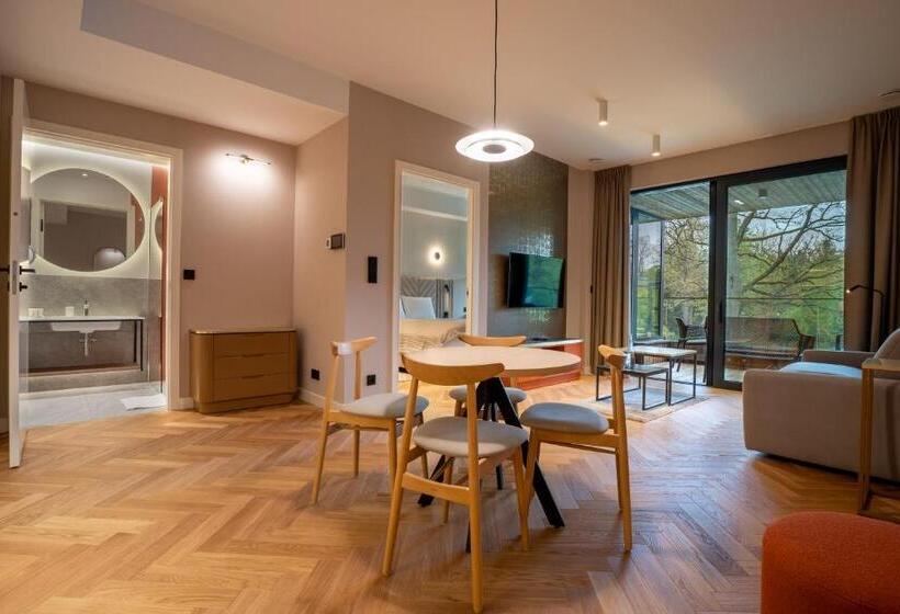 １ベッドルームのデラックスアパートメント, Enklawa Białowieska Forest & Spa