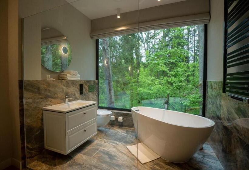 带1个卧室的豪华公寓, Enklawa Białowieska Forest & Spa