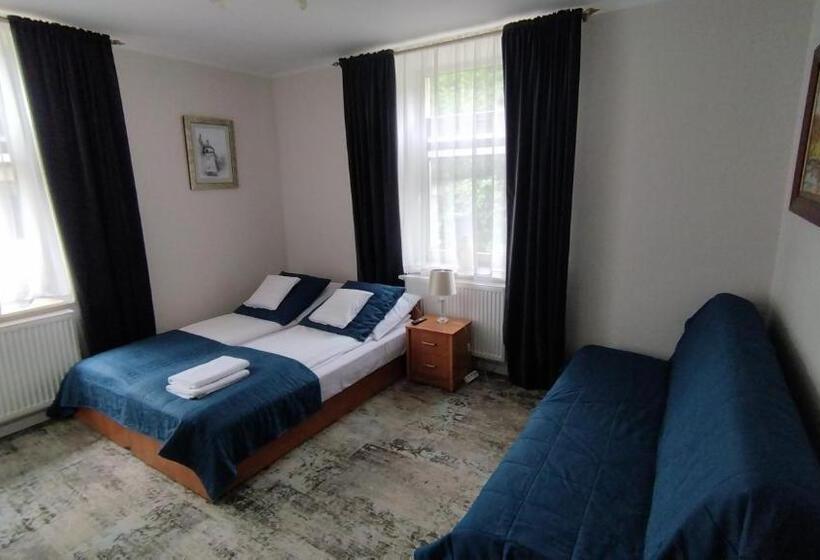 חדר לארבעה סטנדרטי עם נוף לגינה, Apartamenty I Pokoje Gościnne Kołodziejówka
