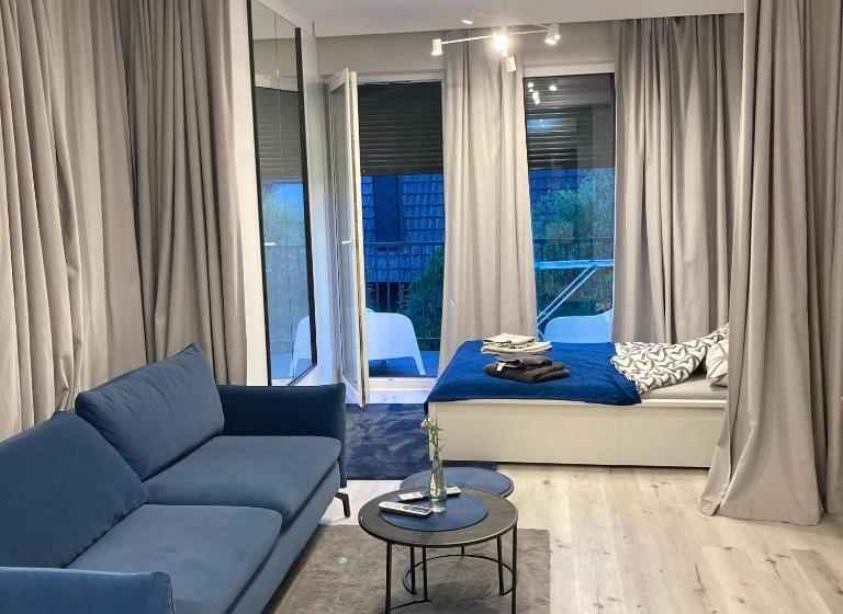 Апартаменты 1 Спальня с Балконом, Stylowe Apartamenty Plewiska