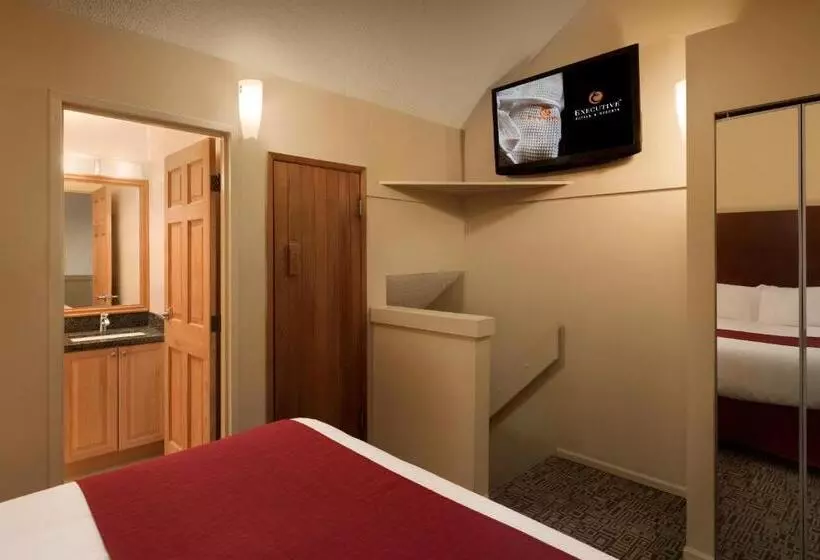 屋根裏部屋風スタンダードルーム, Mountain Side Hotel Whistler By Executive