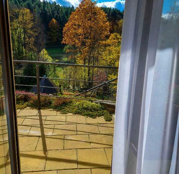 غرفة قياسية مزوَّدة بتراس, Pensjonat Rehabilitacyjno Rekreacyjny Zagórzanka