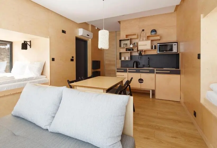 テラス付き１ベッドルームアパートメント, Apartamenty Szuflandia Z Sauną, Jacuzzi, Przy Stoku Narciarskim