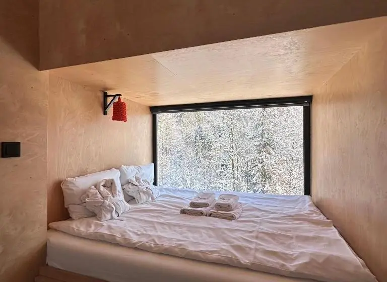 景色の見える一ベッドルームアパートメント, Apartamenty Szuflandia Z Sauną, Jacuzzi, Przy Stoku Narciarskim