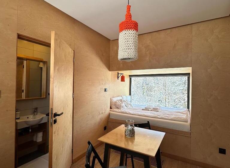Апартаменты 1 Спальня с Видом, Apartamenty Szuflandia Z Sauną, Jacuzzi, Przy Stoku Narciarskim