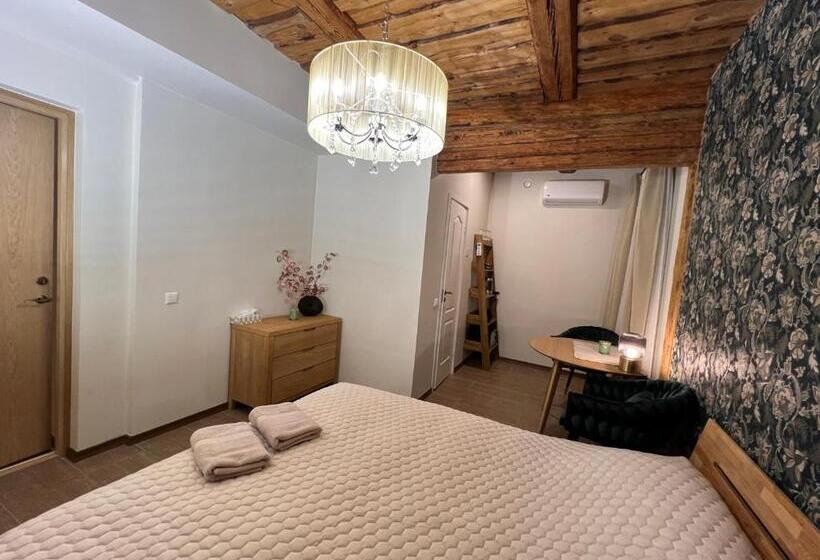 اتاق لوکس با تخت بزرگ, Karlova Manor Apartments