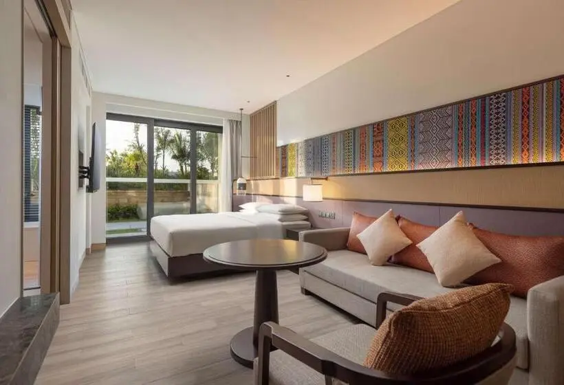 キングサイズベッドのスタンダードルーム, Hyatt Regency Sanya Tianli Bay