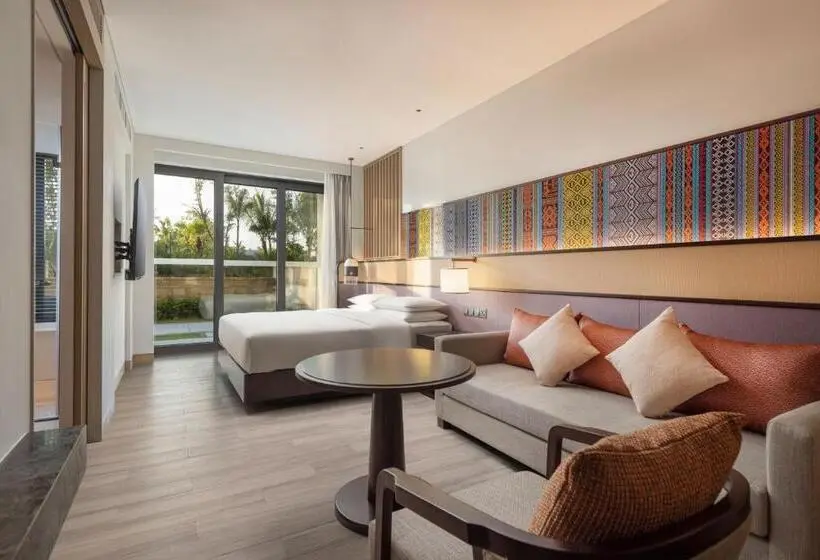 キングサイズベッドのスタンダードルーム, Hyatt Regency Sanya Tianli Bay