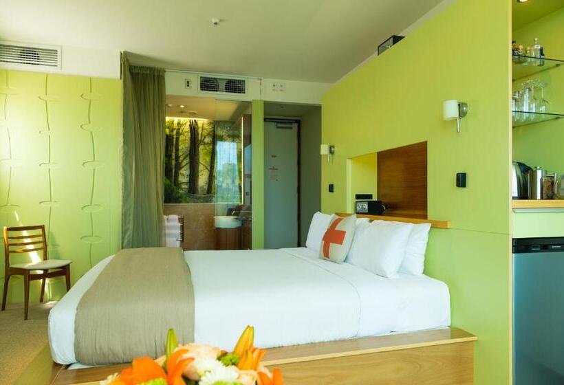 디럭스 룸 킹사이즈 침대, Ohtel Wellington