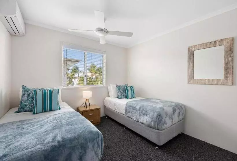 バルコニー付２ベッドルームアパートメント, Noosa Outrigger Beach Resort
