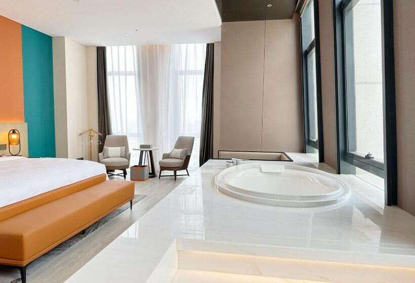 Люкс Кровать Кинг, Wyndham Handan Congtai