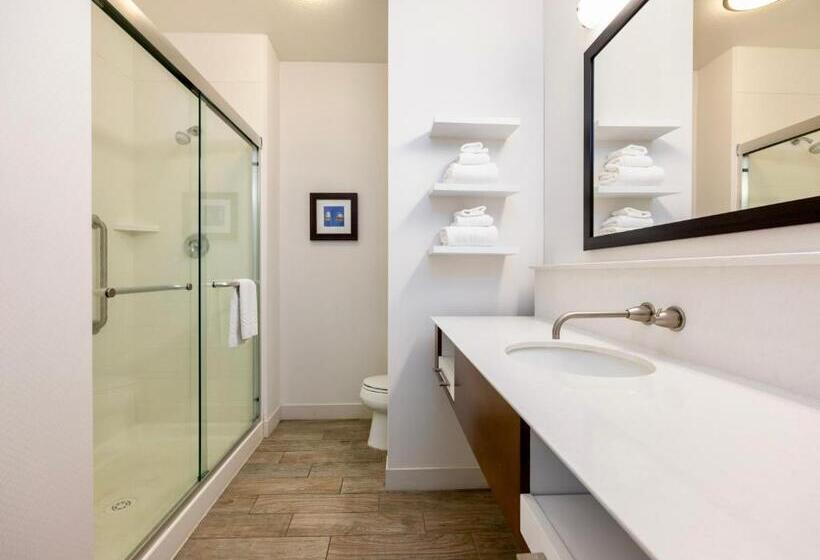 디럭스 스위트 킹 침대, Flag Point Inn And Suites Pratt By Fairbridge