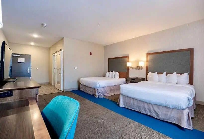 身障者適用スタンダードルーム, Flag Point Inn And Suites Pratt By Fairbridge