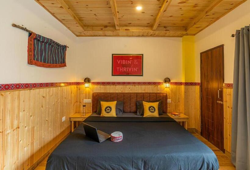 带阳台的豪华间, The Hosteller Tirthan Valley