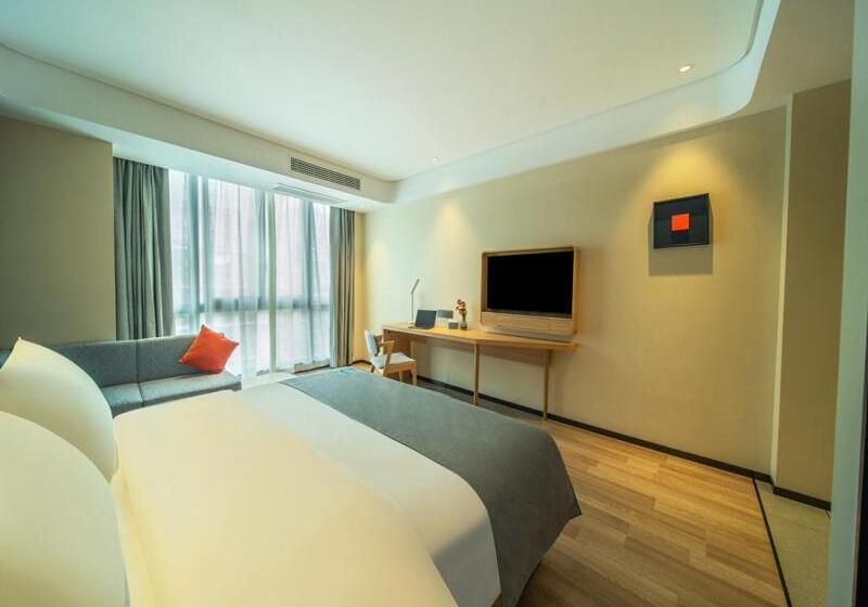 غرفة عائلية, Lanou Hotel Longkou Boshang Shopping Plaza