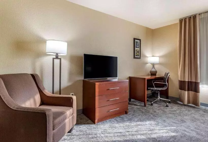 キングサイズベッドのスイートルーム, Comfort Inn Bentonville  Crystal Bridges