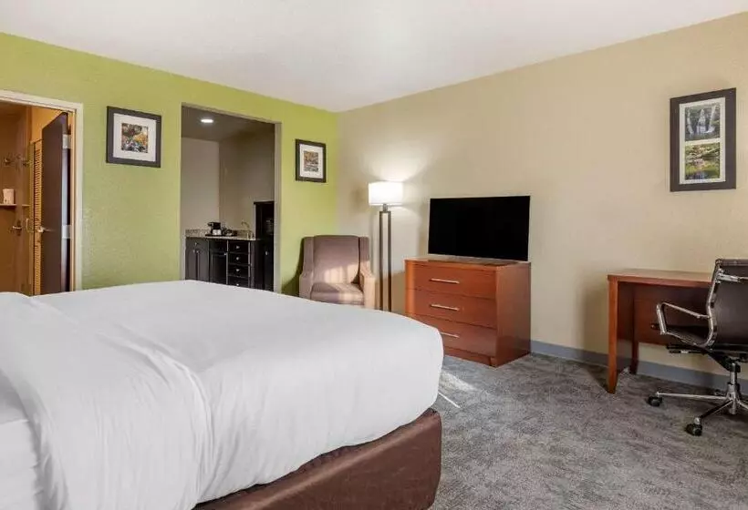 キングサイズベッドのスイートルーム, Comfort Inn Bentonville  Crystal Bridges