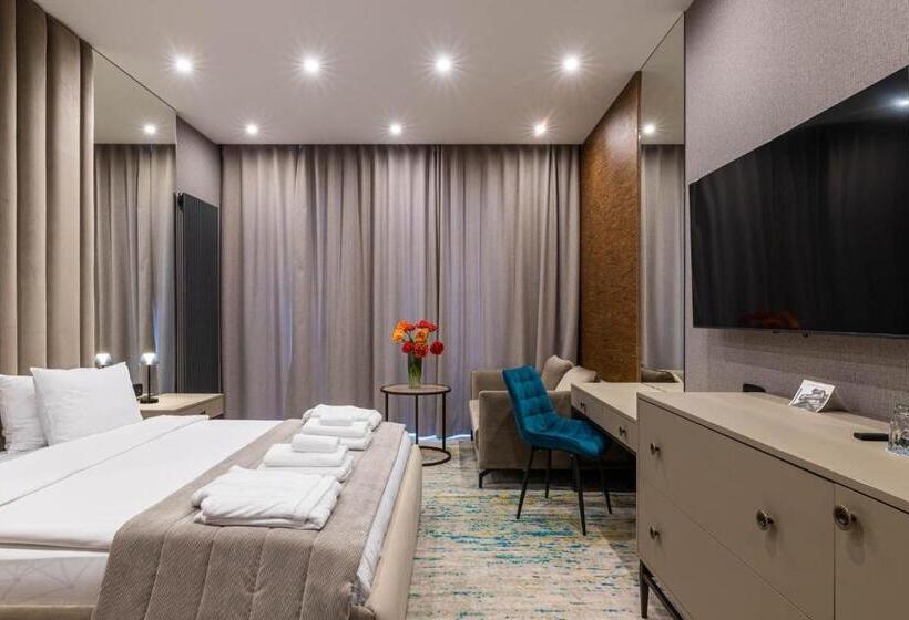 اتاق استاندارد با بالکن, Crona Spa Karpaty