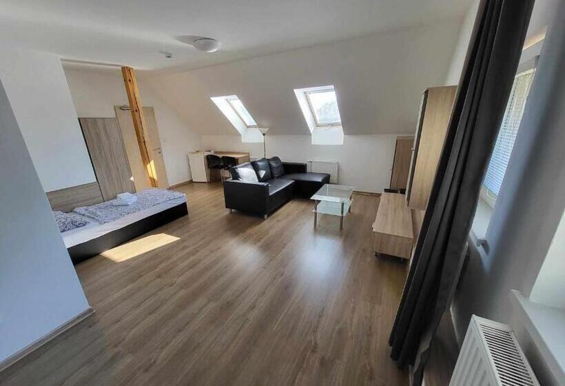 דירת חדר, Restaurace A Penzion Vrtule