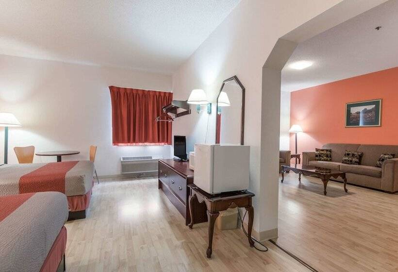 Номер Стандарт 2 Двуспальные Кровати, Motel 6harrisburg, Pa  Hershey North