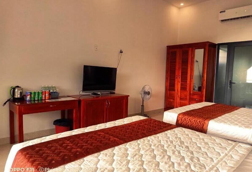 اتاق استاندارد چهار تخته با چشم‌انداز دریا, Hong Bin Bungalow