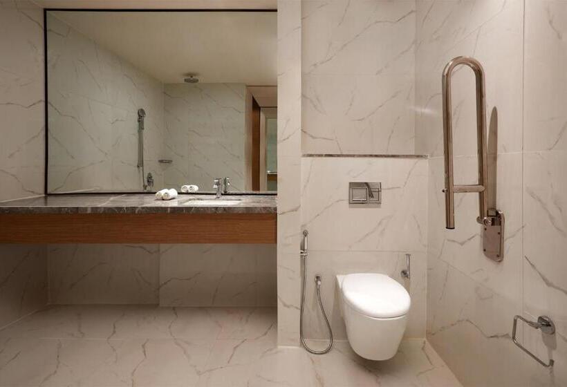 带大床的豪华间, Sheraton Hyderabad